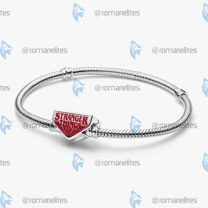 Pandora Stranger Things Clasp Snake Chain Bracelet